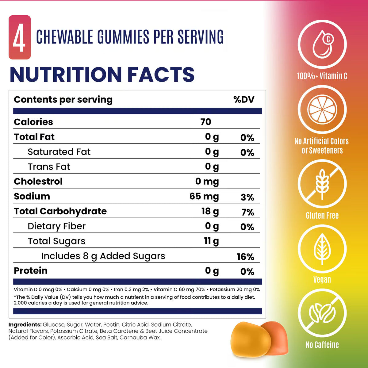 Saltstick OMG! (Orange Mango Guava) Energy Gummies - Image 3