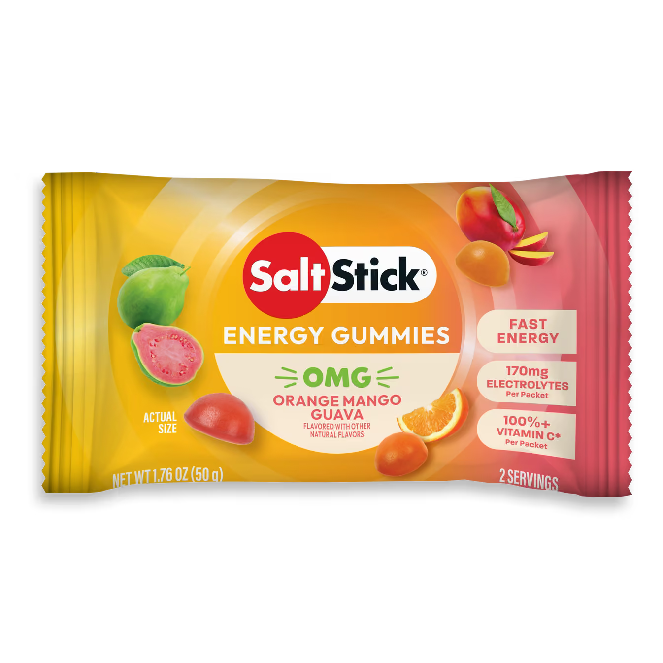 Saltstick OMG! (Orange Mango Guava) Energy Gummies - Image 1
