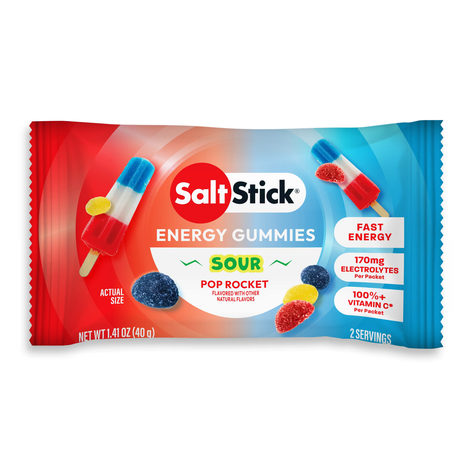 Saltstick Sour Pop Rocket Energy Gummies - Image 1