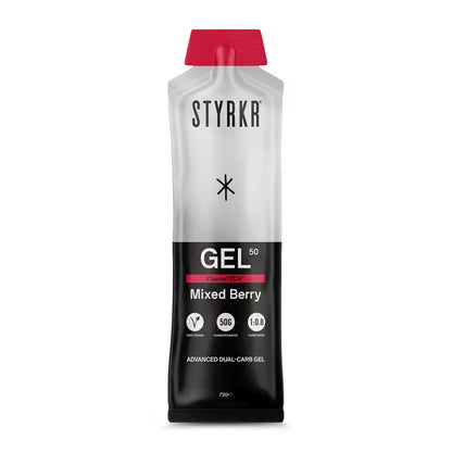 Styrkr GEL50 Mixed Berry Dual-Carb Energy Gel - Image 1