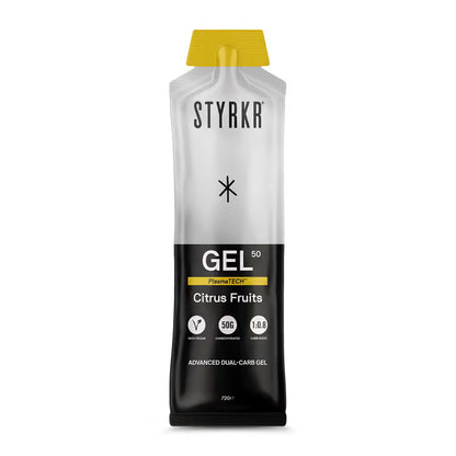 Styrkr GEL50 Citrus Fruits Dual-Carb Energy Gel - Image 1