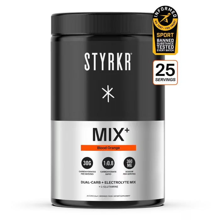 Styrkr Mix MIX+ Blood Orange Dual-Carb Drink Mix - Image 1