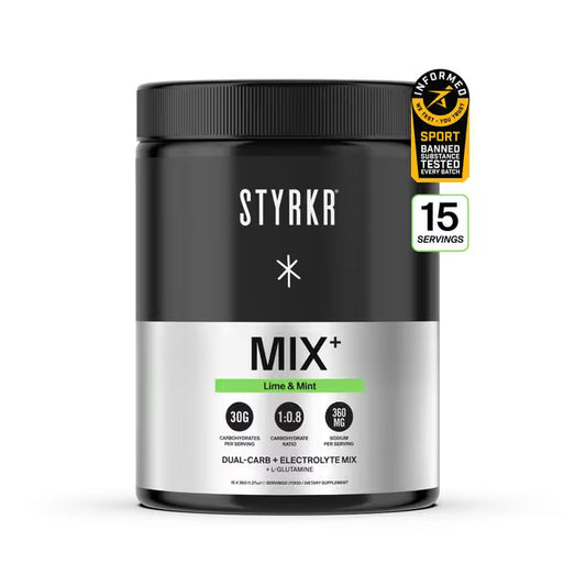 Styrkr Mix MIX+ Lime & Mint Dual-Carb Drink Mix - Image 1