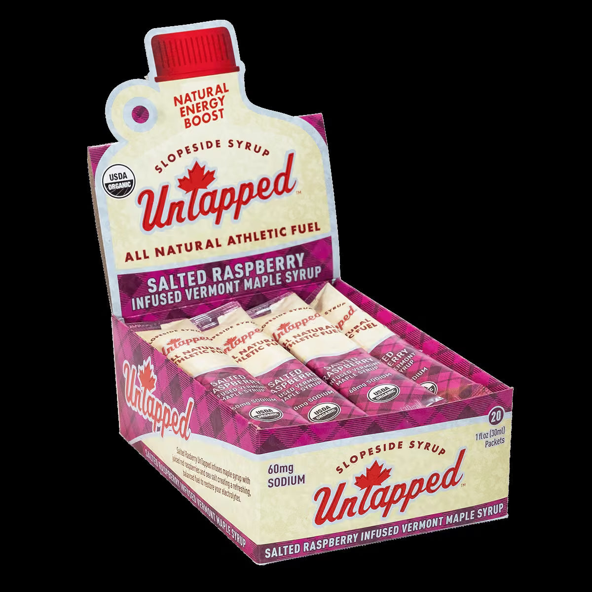 UnTapped Salted Raspberry Maple Syrup Gels - Image 3