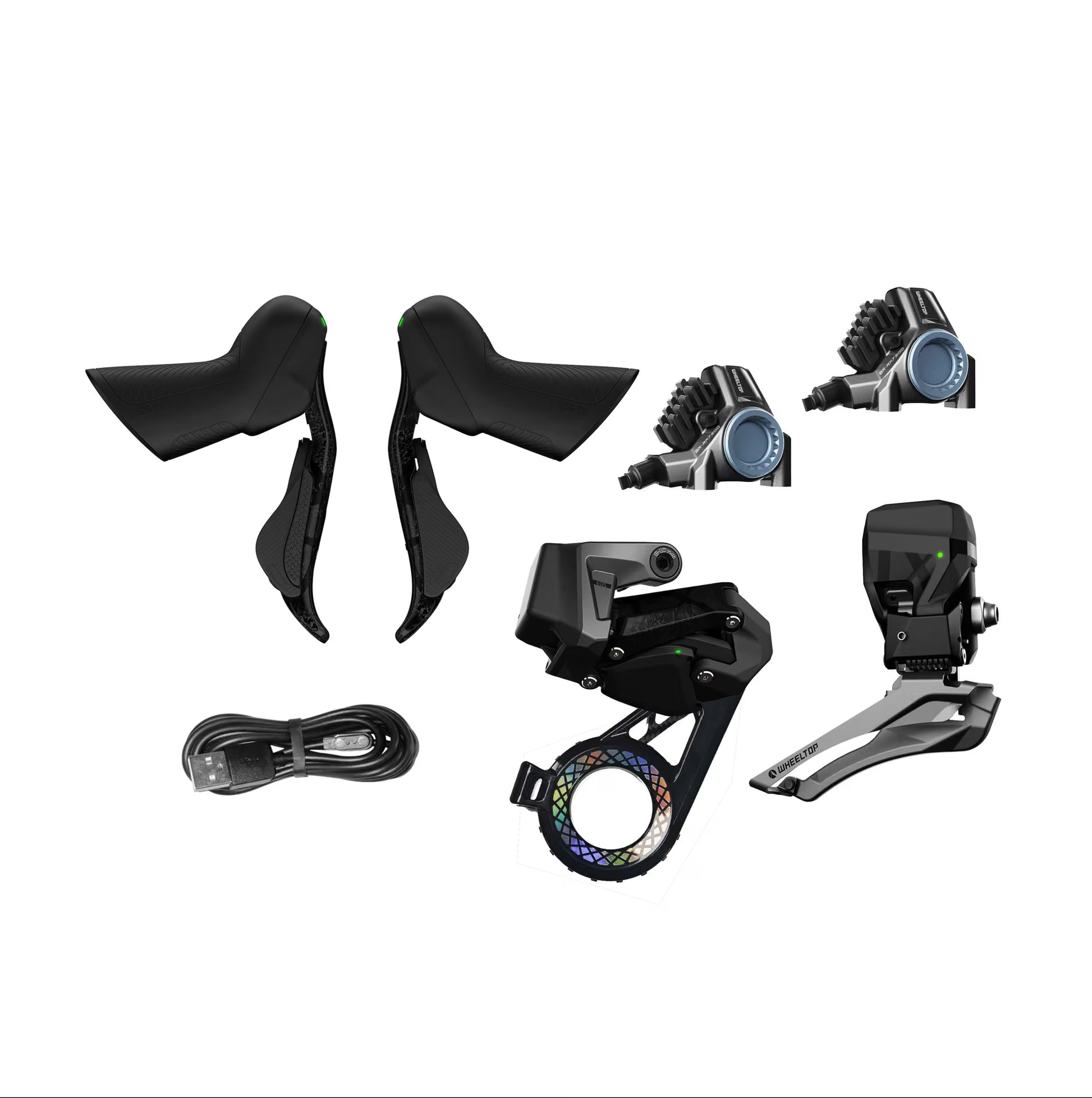 Wheeltop EDS Road TX Carbon + Ceramic Oversize Pulley Set - Image 1