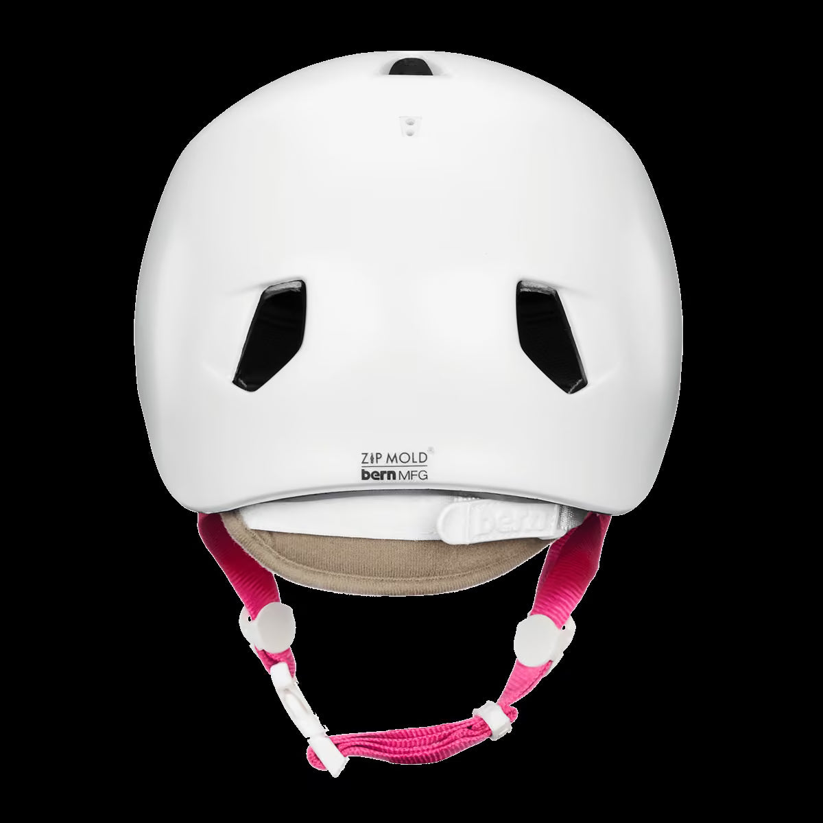 Bern Nina Satin White w/ Flip Visor - Image 3