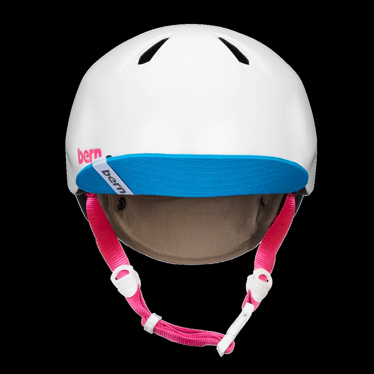 Bern Nina Satin White w/ Flip Visor - Image 5