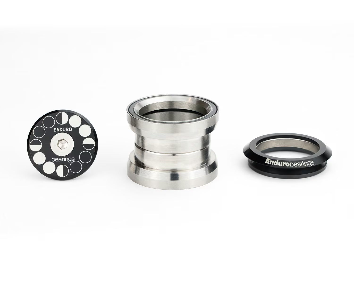 Enduro 34mm External Headset Stainless Steel - Image 2