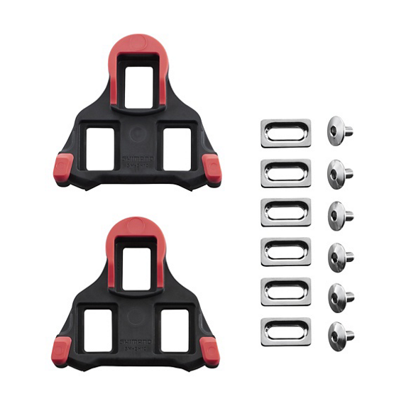 Shimano Sm-Sh10 Spd-Sl Cleat Set Fixed Mode (Red) 