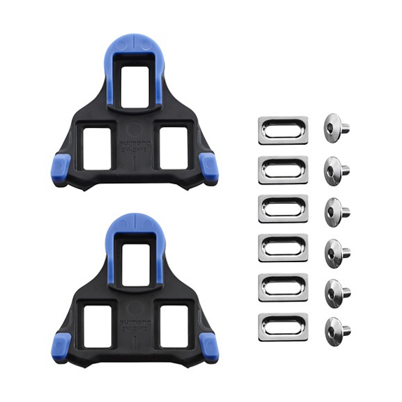 Shimano Sm-Sh12 Spd-Sl Cleat Set Front Center Pivot (Blue) 