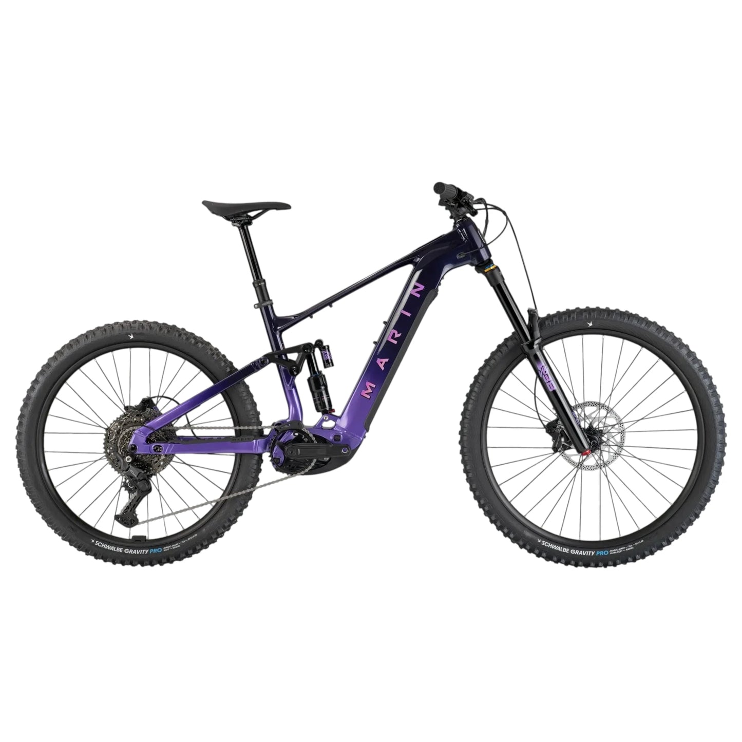 Marin Alpine Trail E1 2026 Electric Mountain Bike - Purple