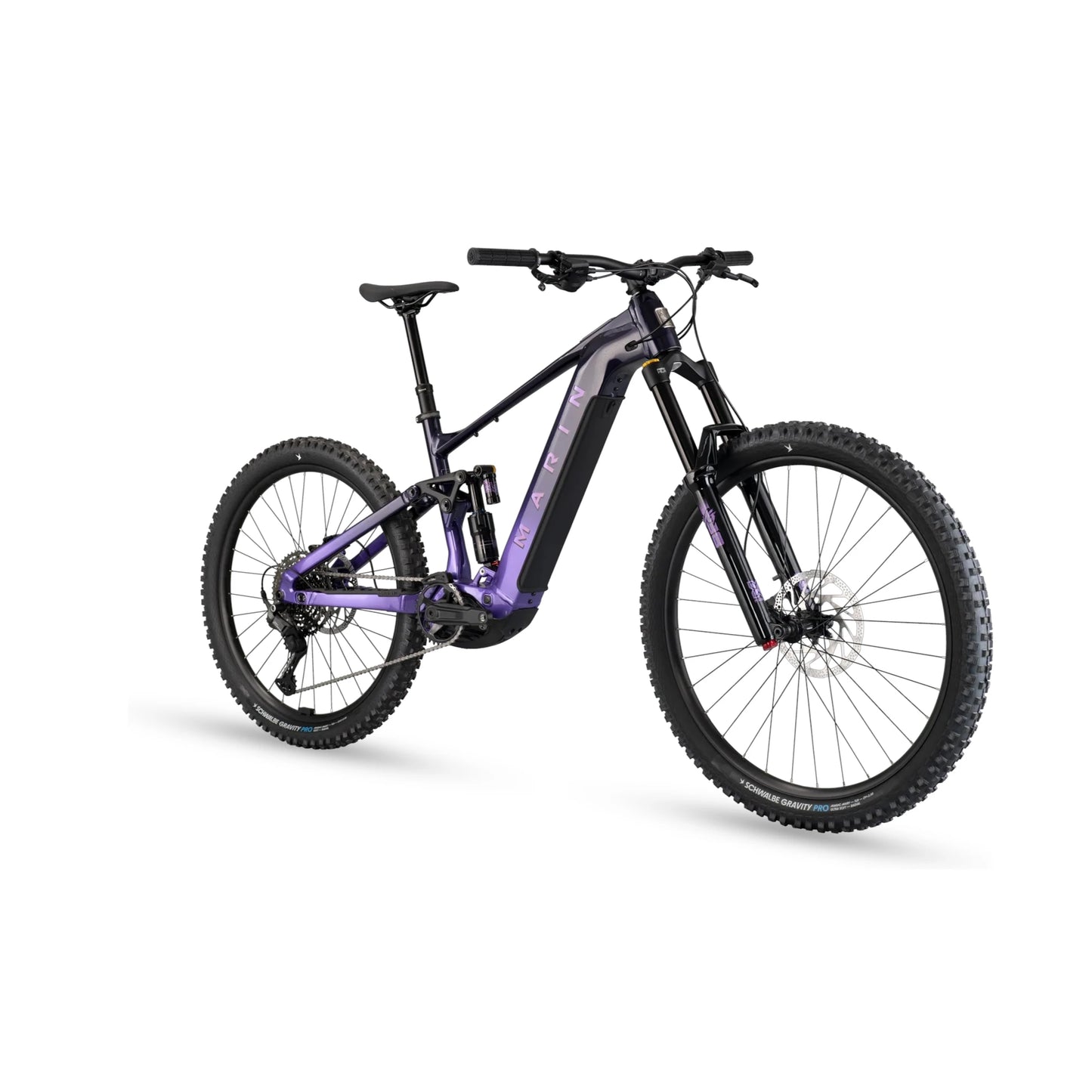 Marin Alpine Trail E1 2026 Electric Mountain Bike - Purple