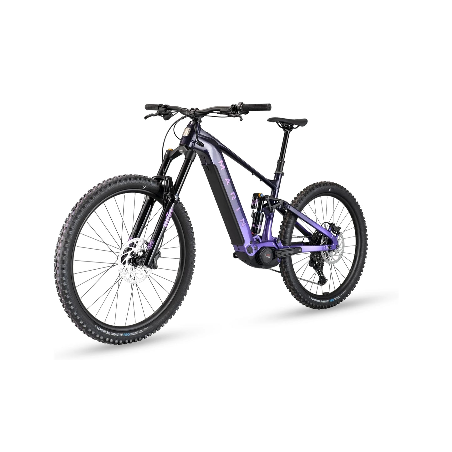 Marin Alpine Trail E1 2026 Electric Mountain Bike - Purple