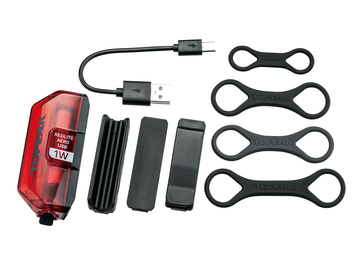 Topeak Light RedLite Rear Aero USB 55 Lumens - Image 3
