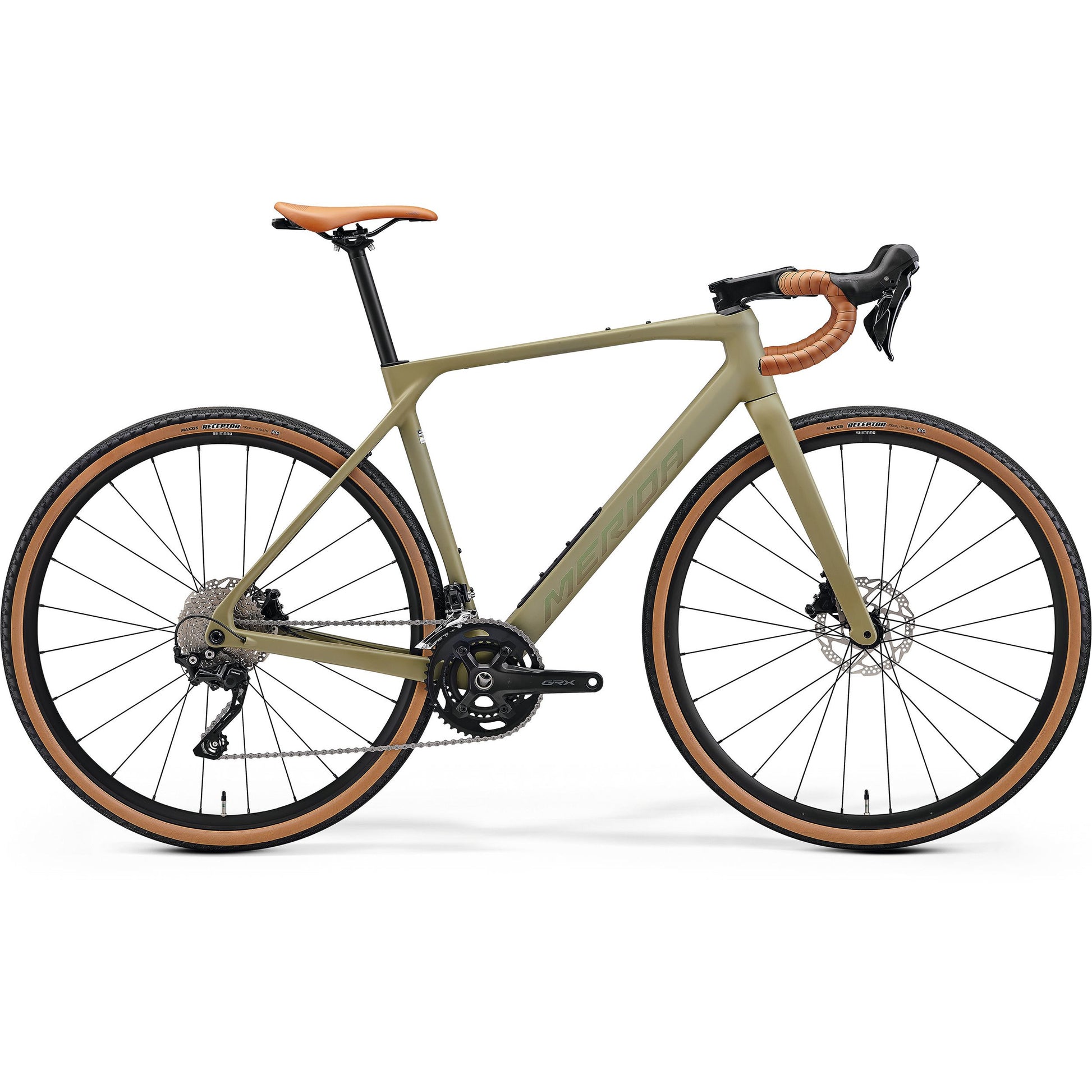 Merida Mission 4000 Gravel Bike 2026 - Silk Low Key Green