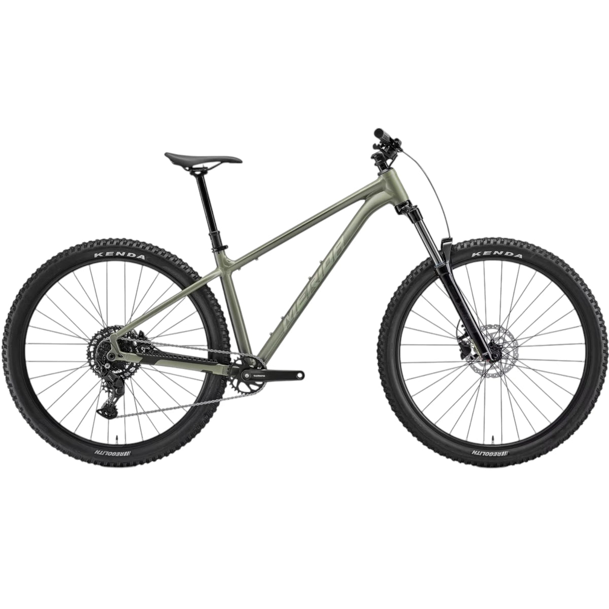 Merida Big Trail 300 2027 Hardtail Mountain Bike - Silk Anaconda Green Side View