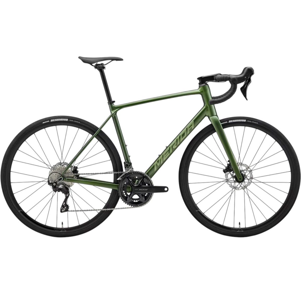 Merida Scultura Endurance 400 2027 Road Bike - Silk Fog Green Side View