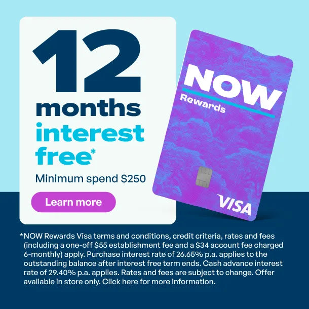 NOW Rewards Visa 12 Months Interest Free
