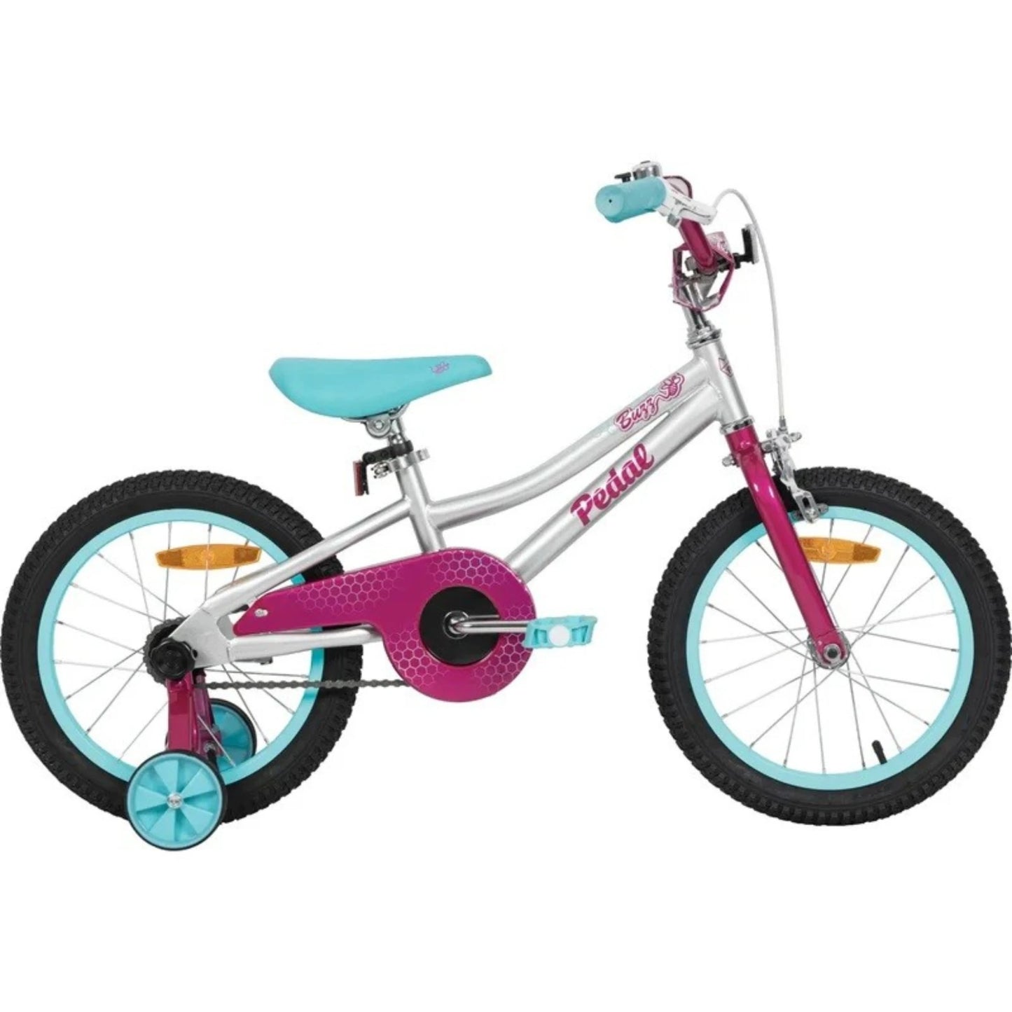 Pedal Buzz 16 Kids Bike Steel Pink