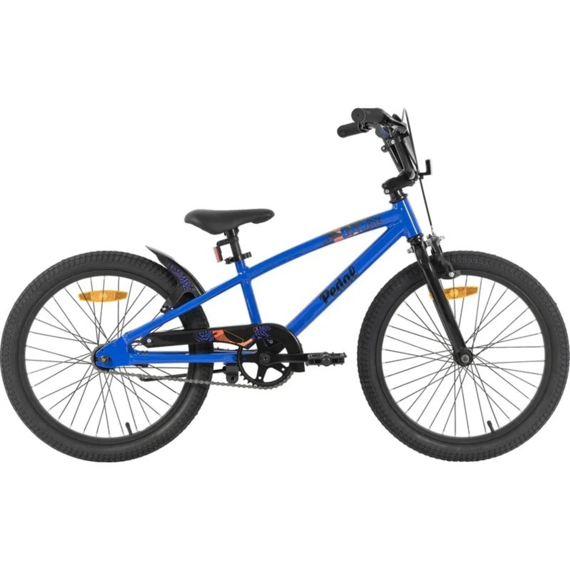 Pedal Bam 20 Blue Bike Side View