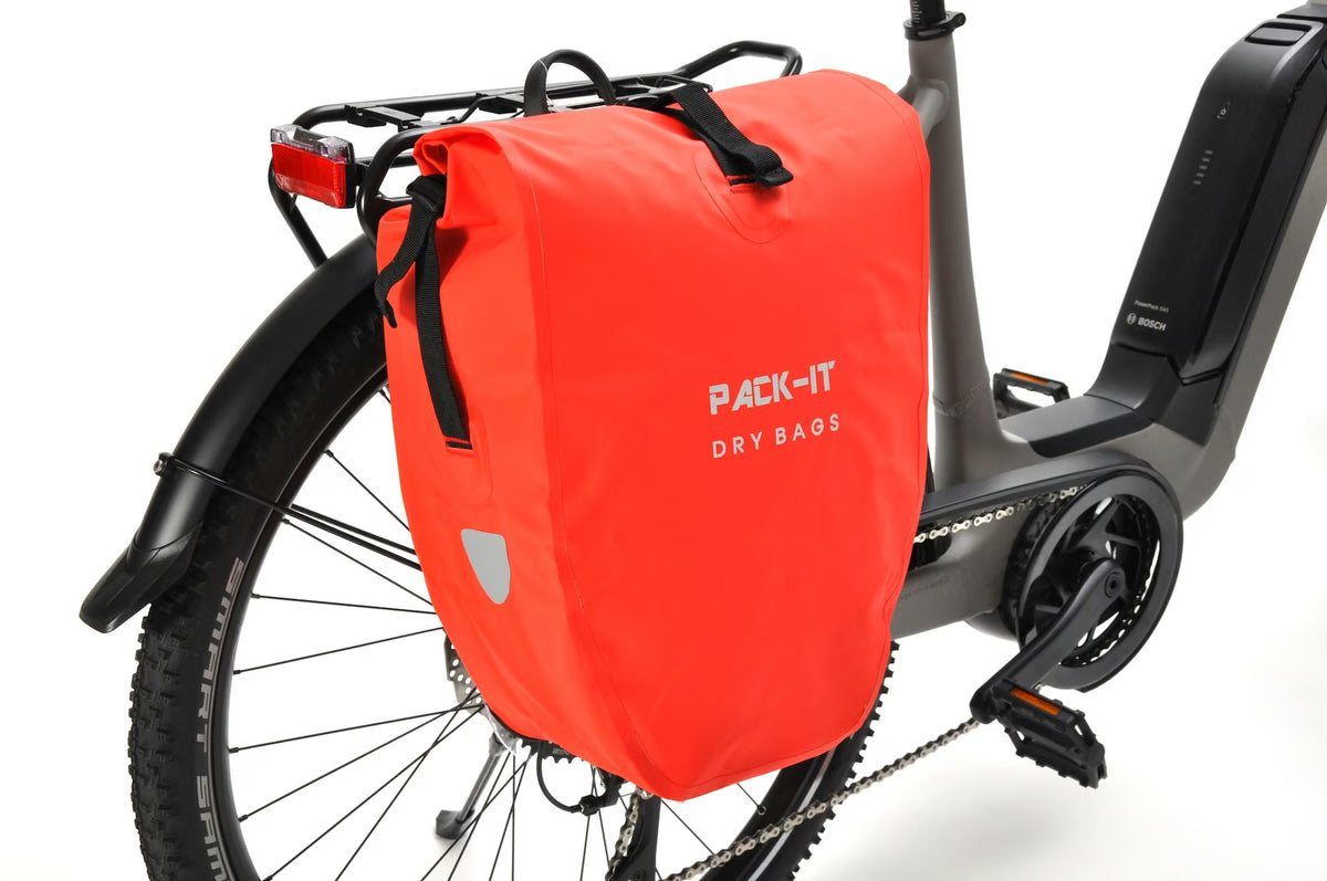 Pack-IT Drybag Pannier Red - Image 1