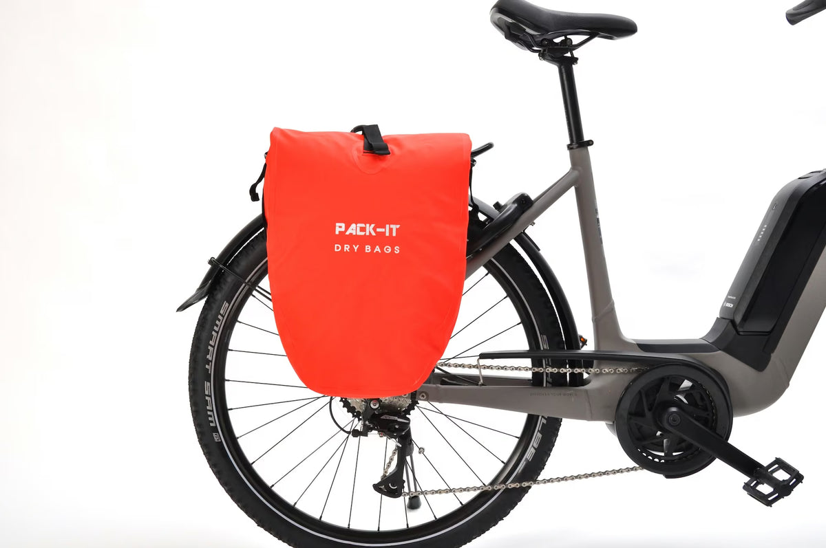 Pack-IT Drybag Pannier Red - Image 2