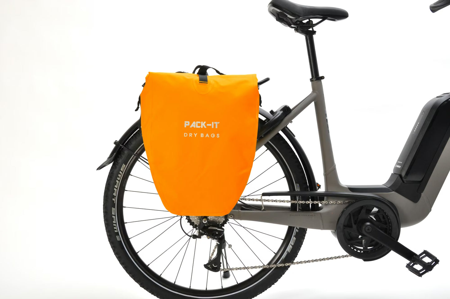 Pack-IT Drybag Pannier Bright Orange - Image 2