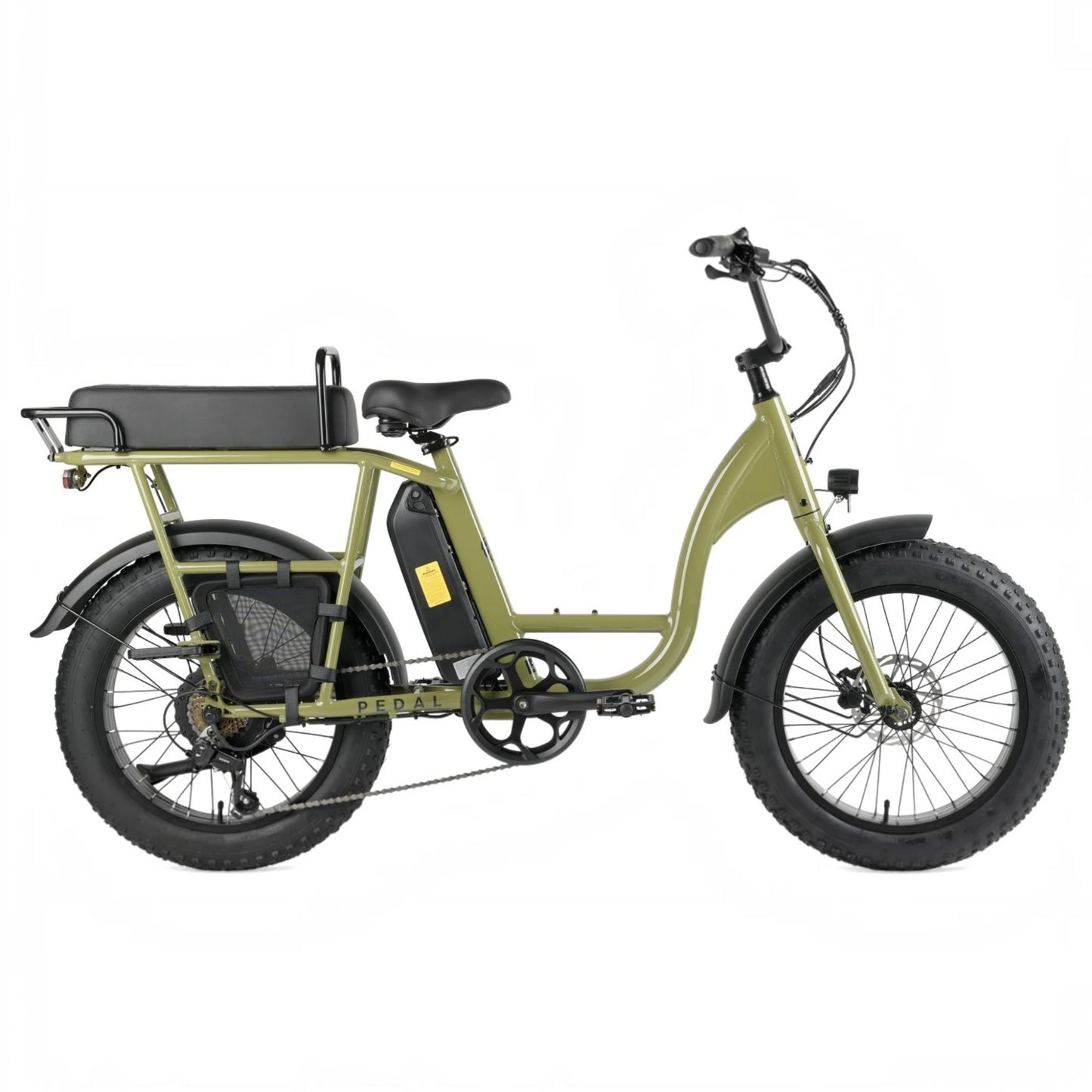 Pedal Brewer 560Wh Electric Cruiser Bike Dark Green