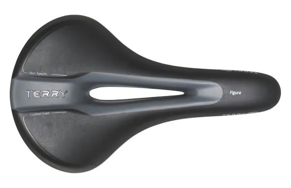 Terry Saddle Figura Men's Black Fitness - Image 1