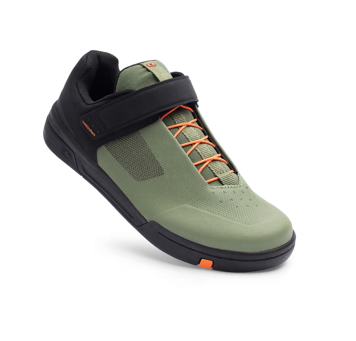 Crankbrothers Stamp Speedlace Green/Orange - Image 1