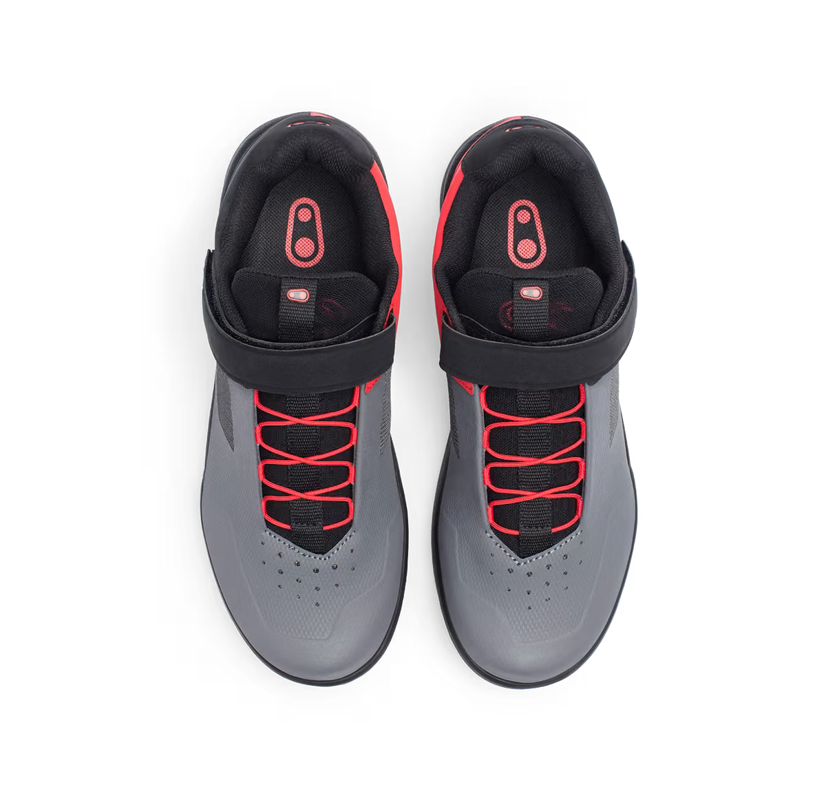 Crankbrothers Stamp Speedlace Grey/Red - Image 6