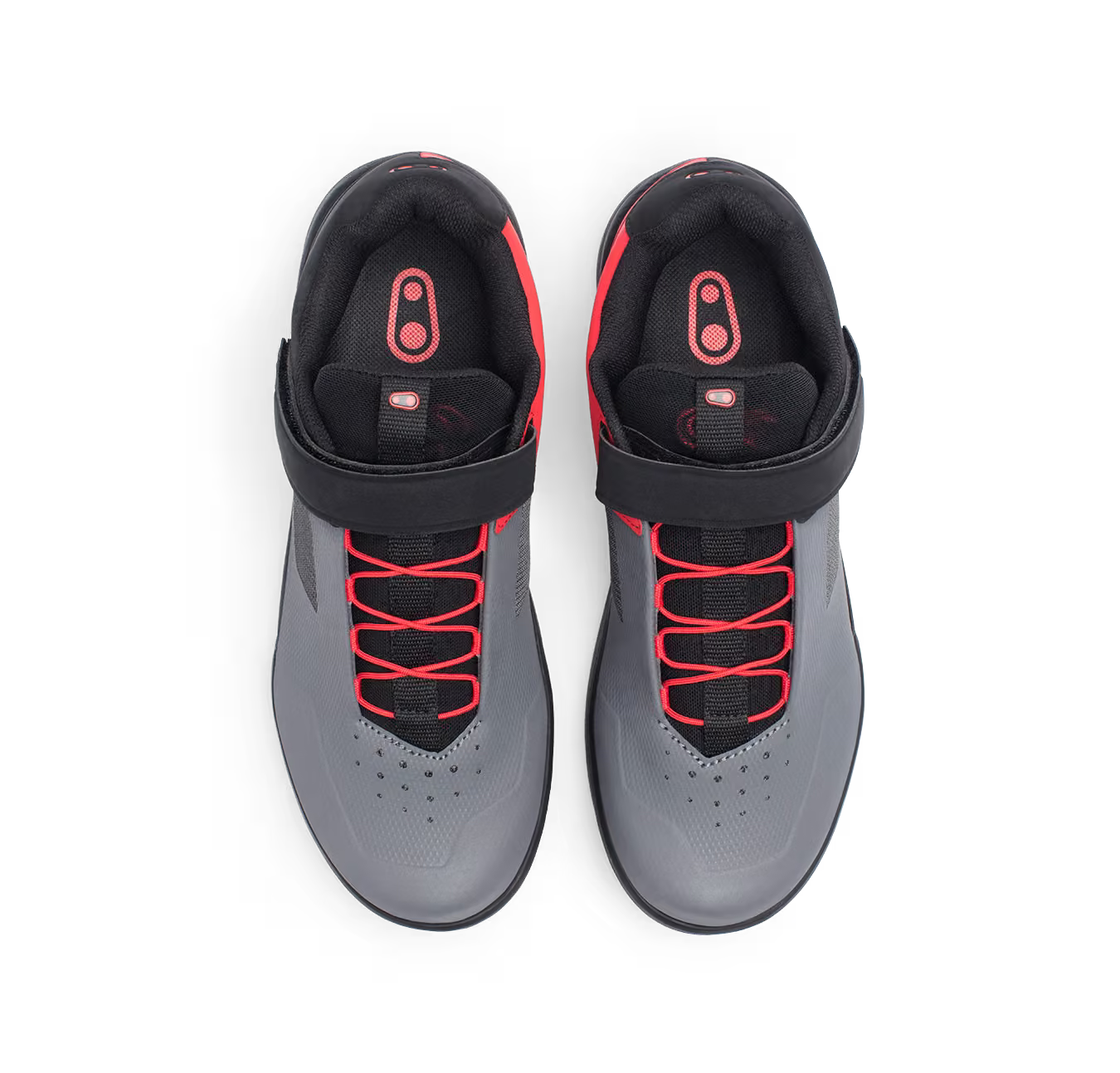 Crankbrothers Stamp Speedlace Grey/Red - Image 6
