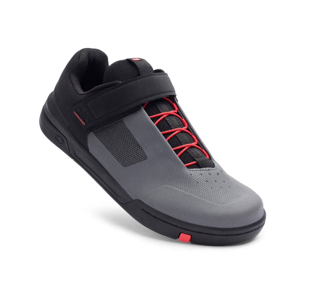 Crankbrothers Stamp Speedlace Grey/Red - Image 1