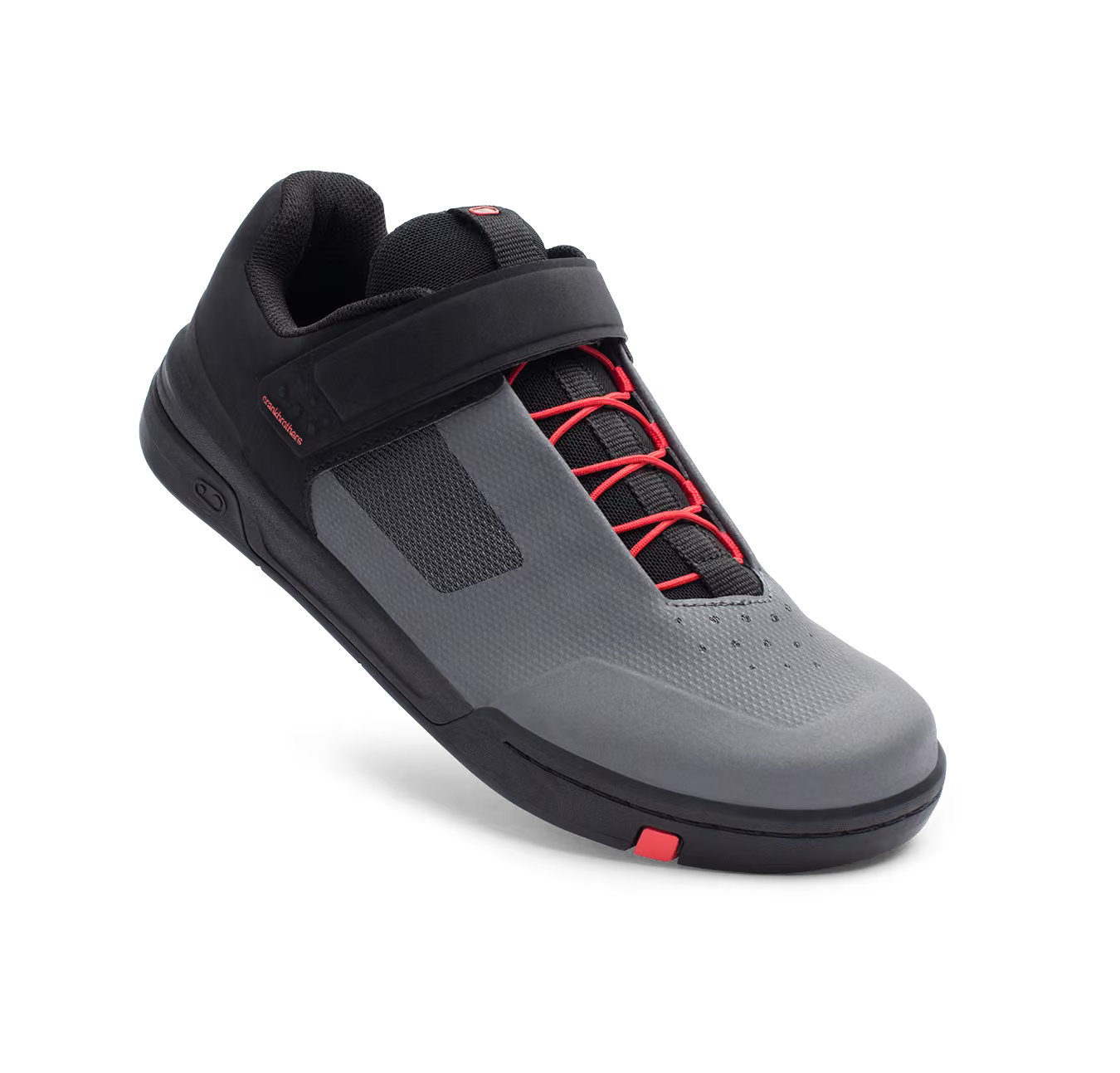 Crankbrothers Stamp Speedlace Grey/Red - Image 1