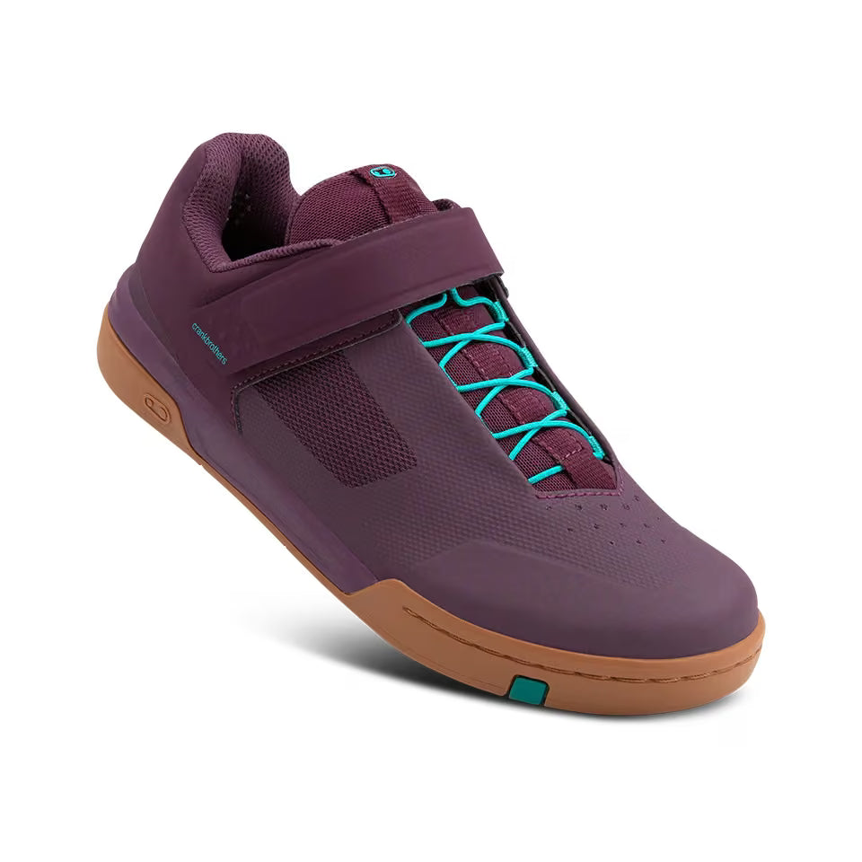 Crankbrothers Stamp Speedlace Purple / Teal Blue - Image 1
