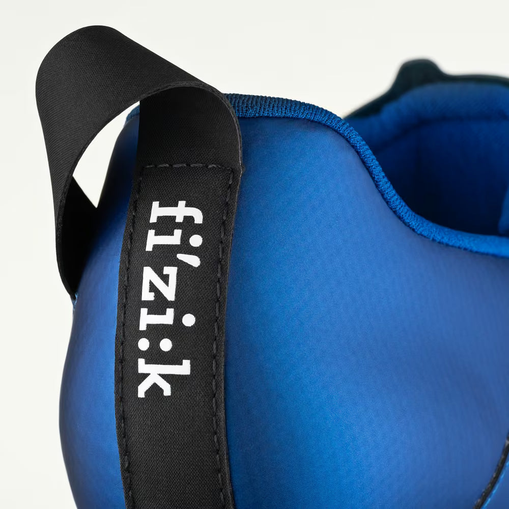 Fizik Transiro Hydra Triathlon Shoes White-Metallic/Blue - Image 5