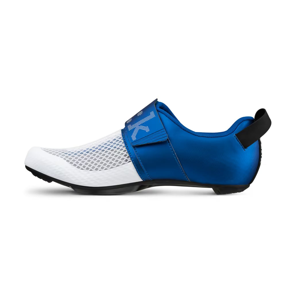 Fizik Transiro Hydra Triathlon Shoes White-Metallic/Blue - Image 8