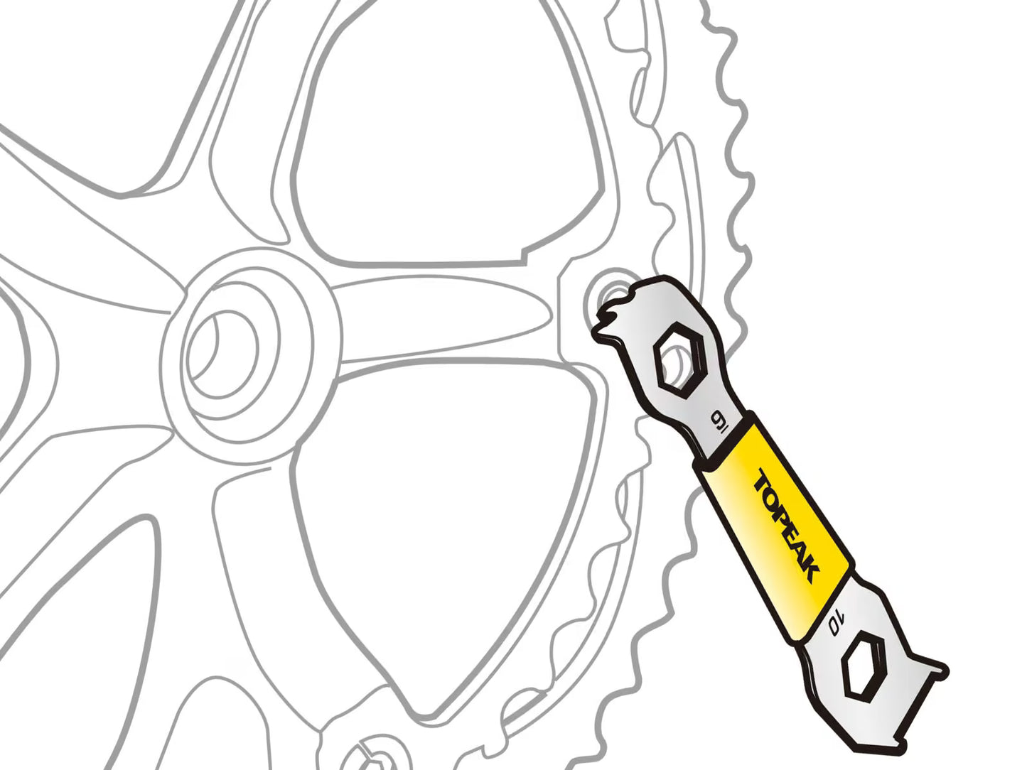Topeak Chainring Nut Wrench - Image 2
