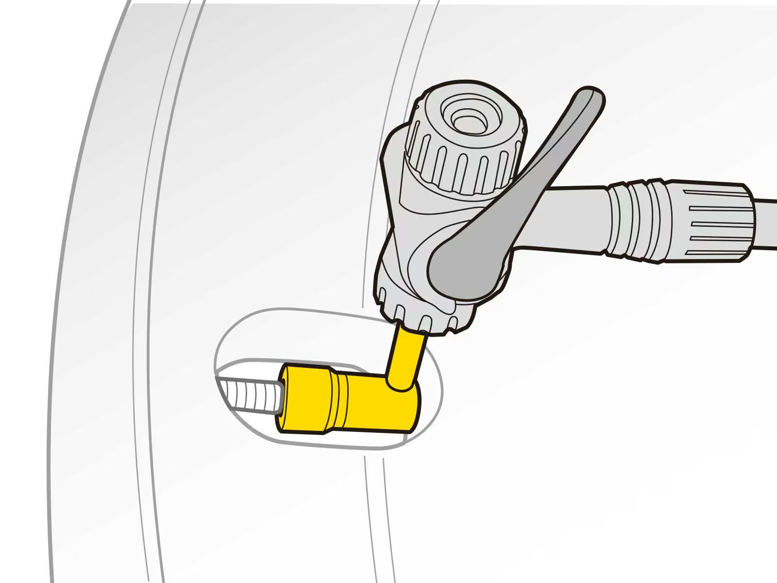 Topeak Pressure Rite Disc Wheel Adapter - Image 2