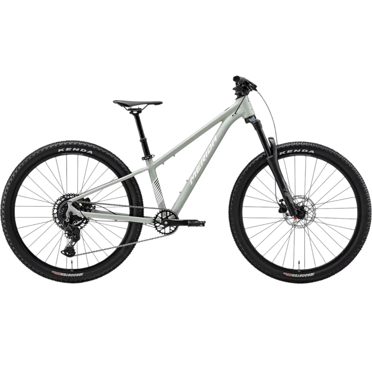 Merida MATTS J Champion 2027 Kids Bike - Silk Early Moss Grey Side View