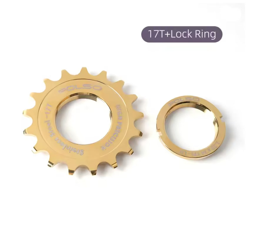 Team Issue Polso Stainless Steel CNC Track Sprocket 17T - Image 1