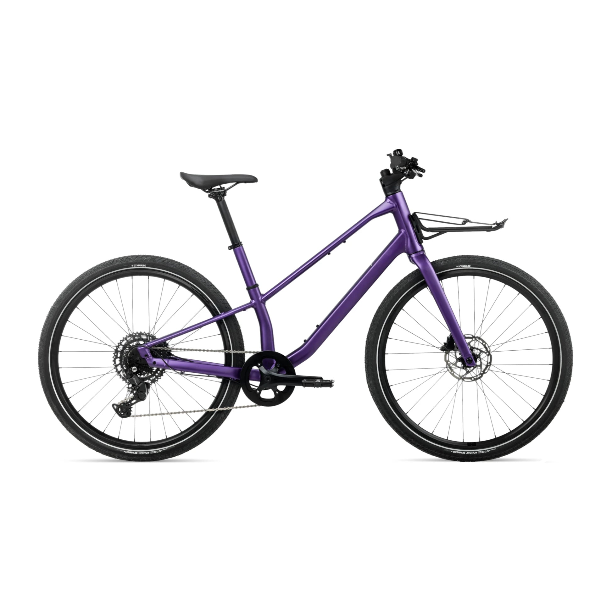 Orbea Vector 25 2027 Hybrid Commuter Bike Side View Royal Plum