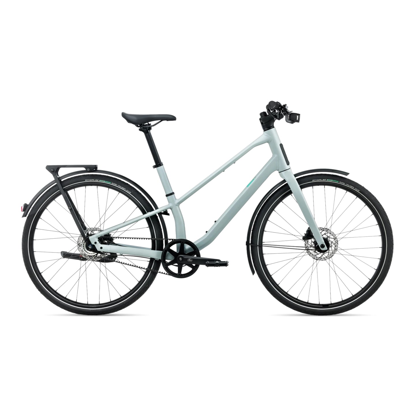 Orbea Vector 10 2027 Hybrid Commuter Bike Side View Frozen Concrete