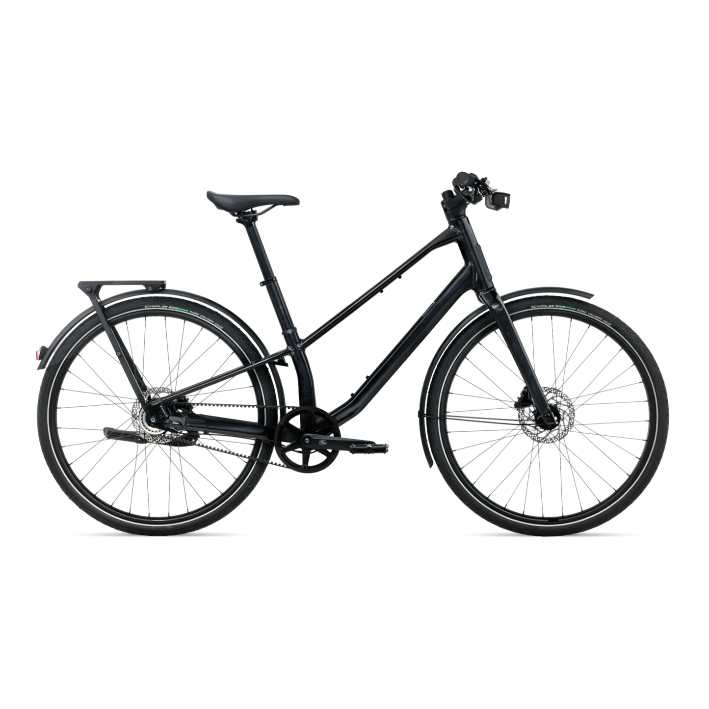 Orbea Vector 10 2027 Hybrid Commuter Bike Side View Fuel Black