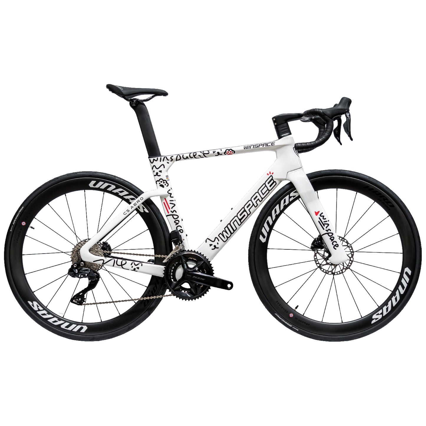 WINSPACE_C5_AERO_ROAD_BIKE_SIDE_VIEW