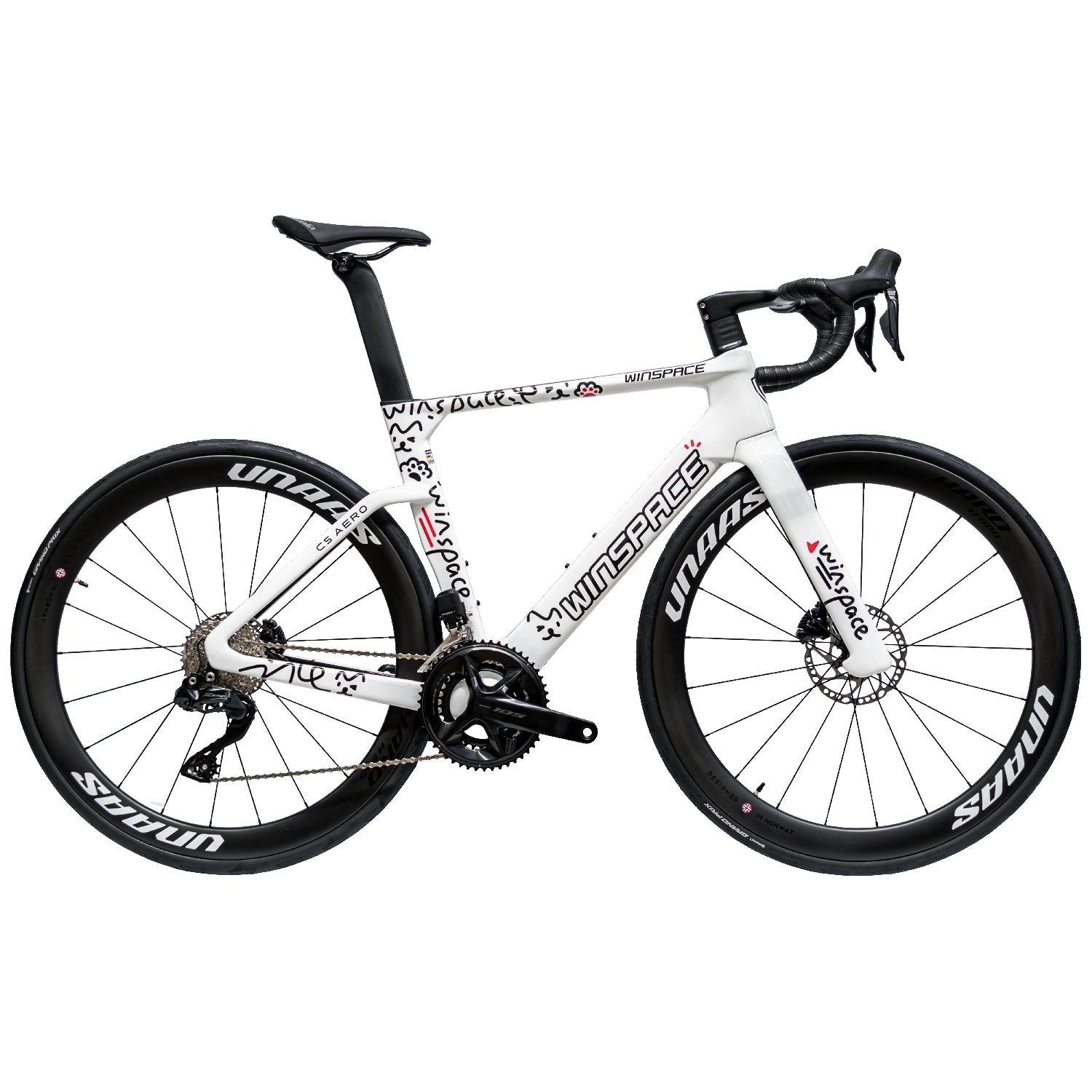 WINSPACE_C5_AERO_ROAD_BIKE_SIDE_VIEW