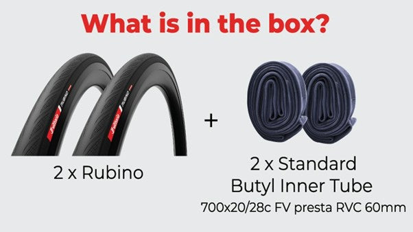 Rubino twin pack + free tubes