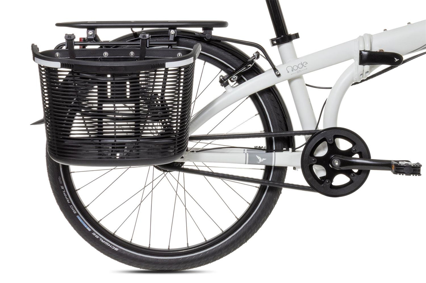 Tern Basket Kontti Black w Ortlieb pannier mounts