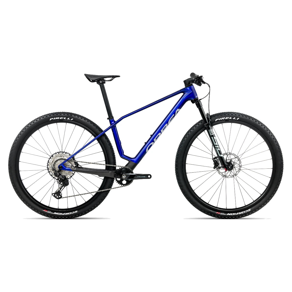 Orbea Alma M30 - Cobalt Blue - Carbon Raw