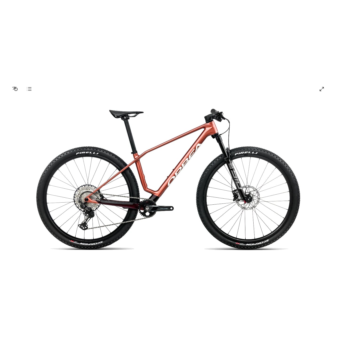 Orbea Alma M30 - Mars Red - Metallic Burgundy Red